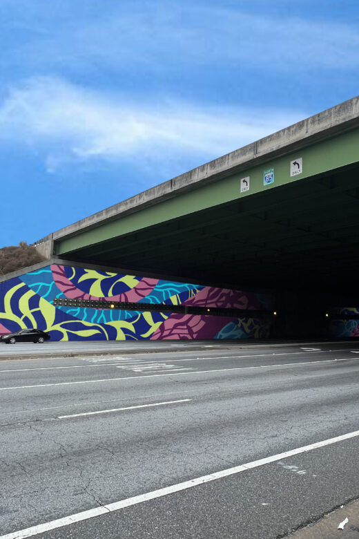 I-85 Underpass Mural Mockup