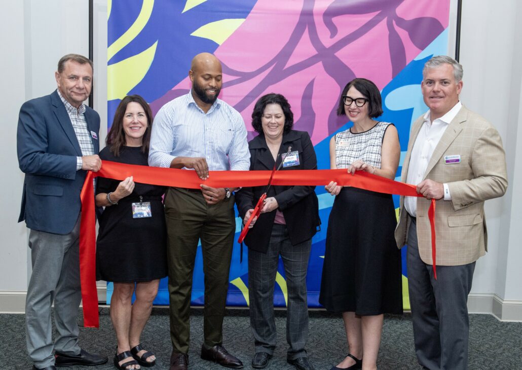 Synchronicity Mural Ribbon Cutting